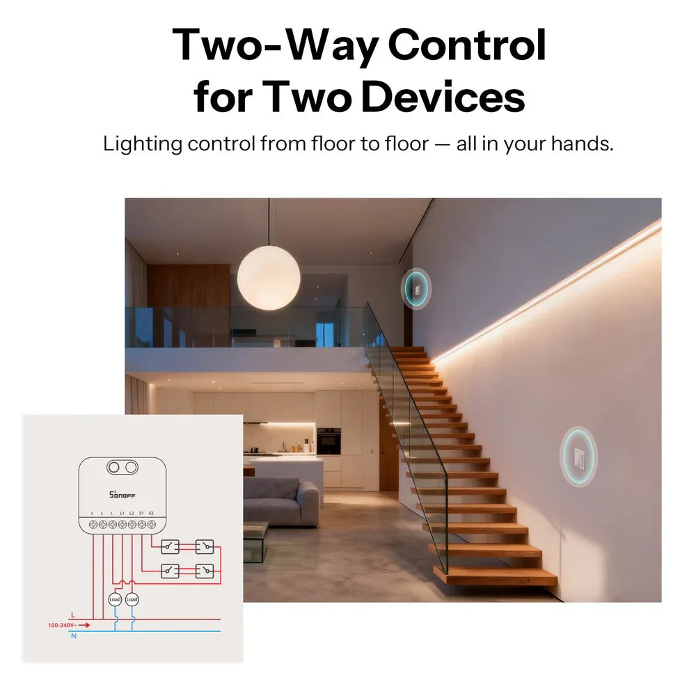 Sonoff módulo inteligente Zigbee 3.0 sem neutro de 2 canais - Sonoff MINI-ZB2G- L - Image 8