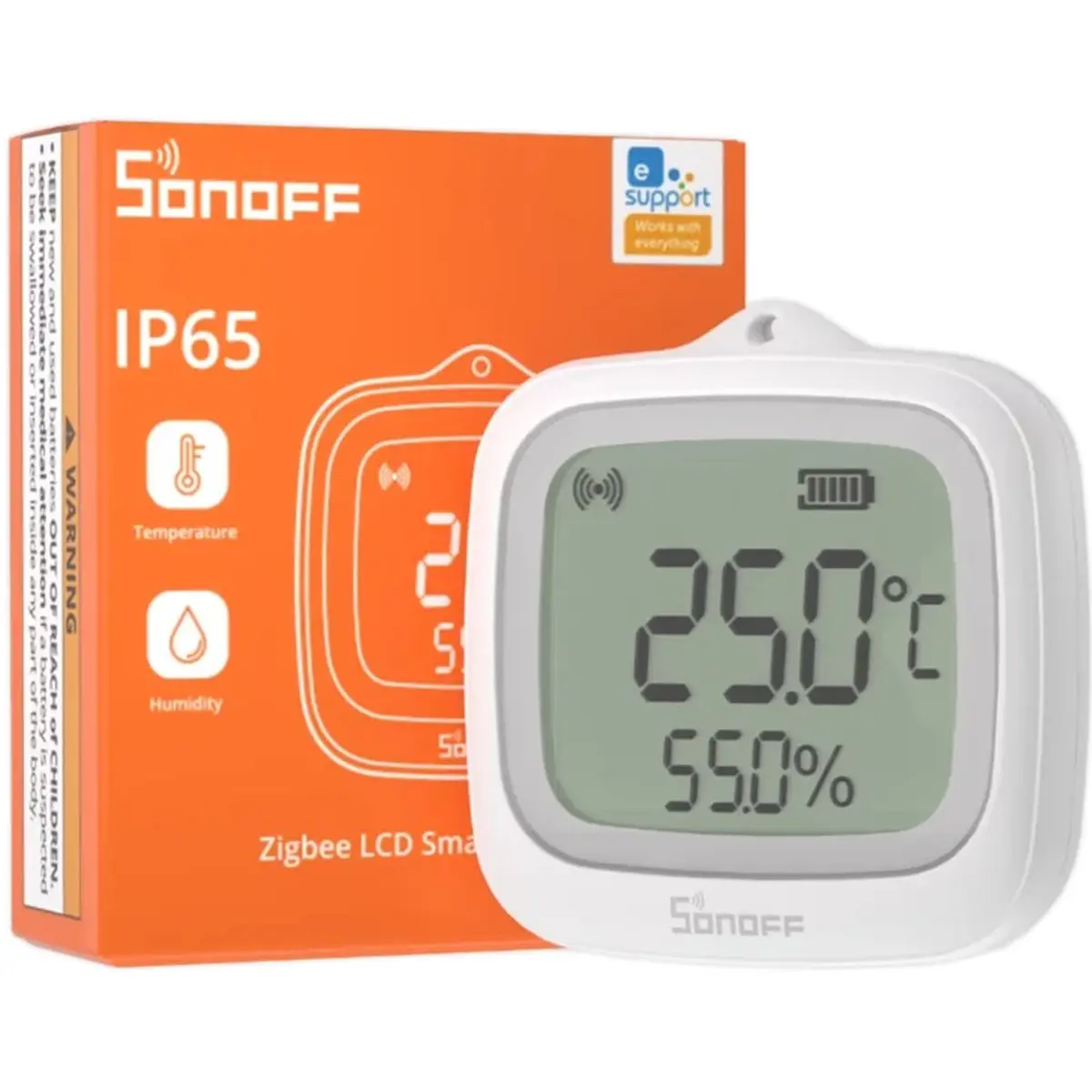 Sonoff Sensor Inteligente de Temperatura e Humidade Zigbee - Sonoff SNZB-02WD - Image 5