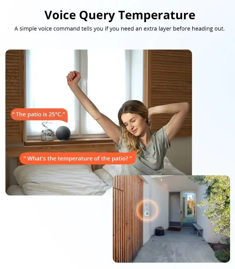 Sonoff Sensor Inteligente de Temperatura e Humidade Zigbee - Sonoff SNZB-02WD - Image 7