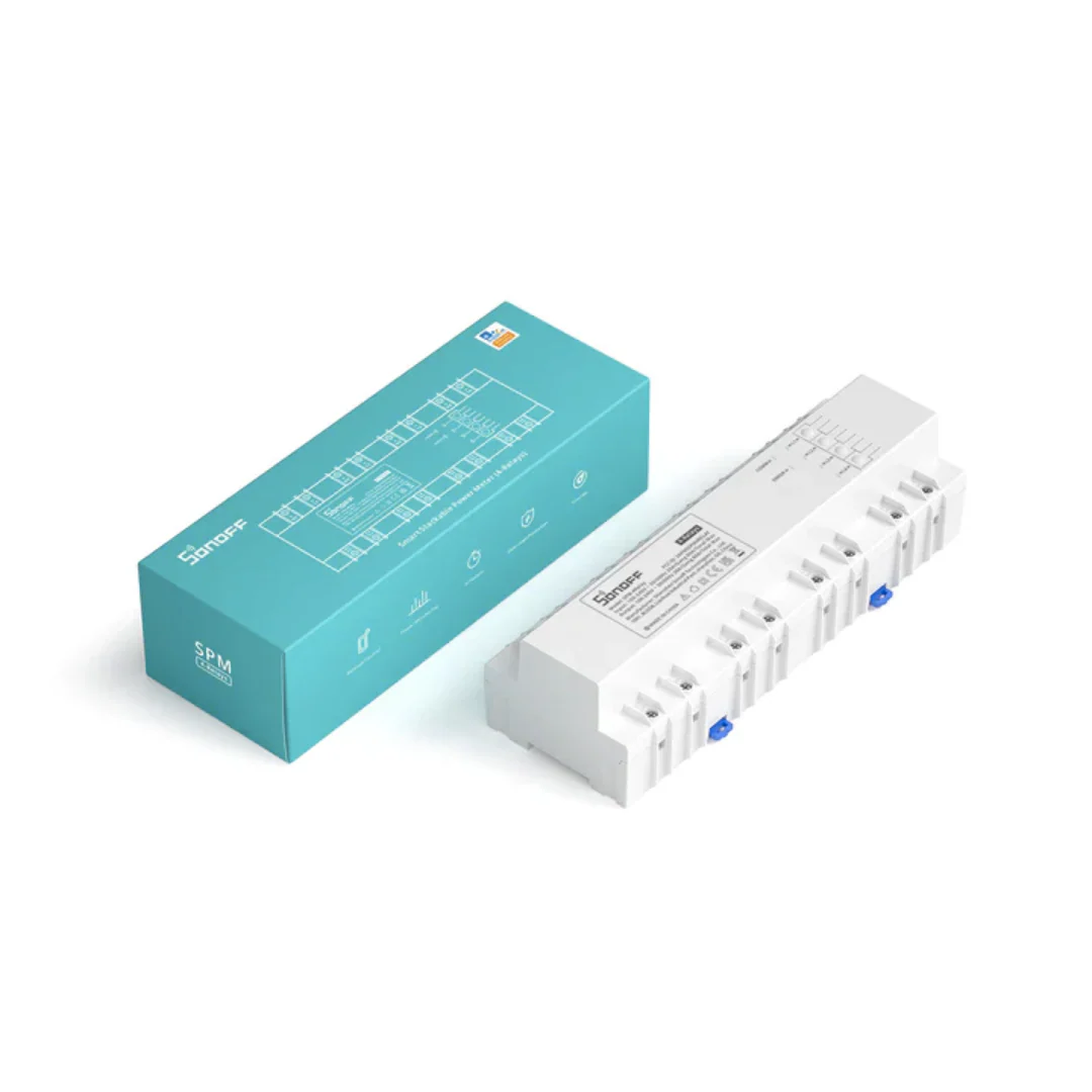 Sonoff SPM 4Relay - Medidor de energia empilhável inteligente - Módulo 4 canais - Image 3