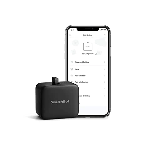 SwitchBot Bot Pressionador de botão Inteligente Bluetooth Preto - Image 2