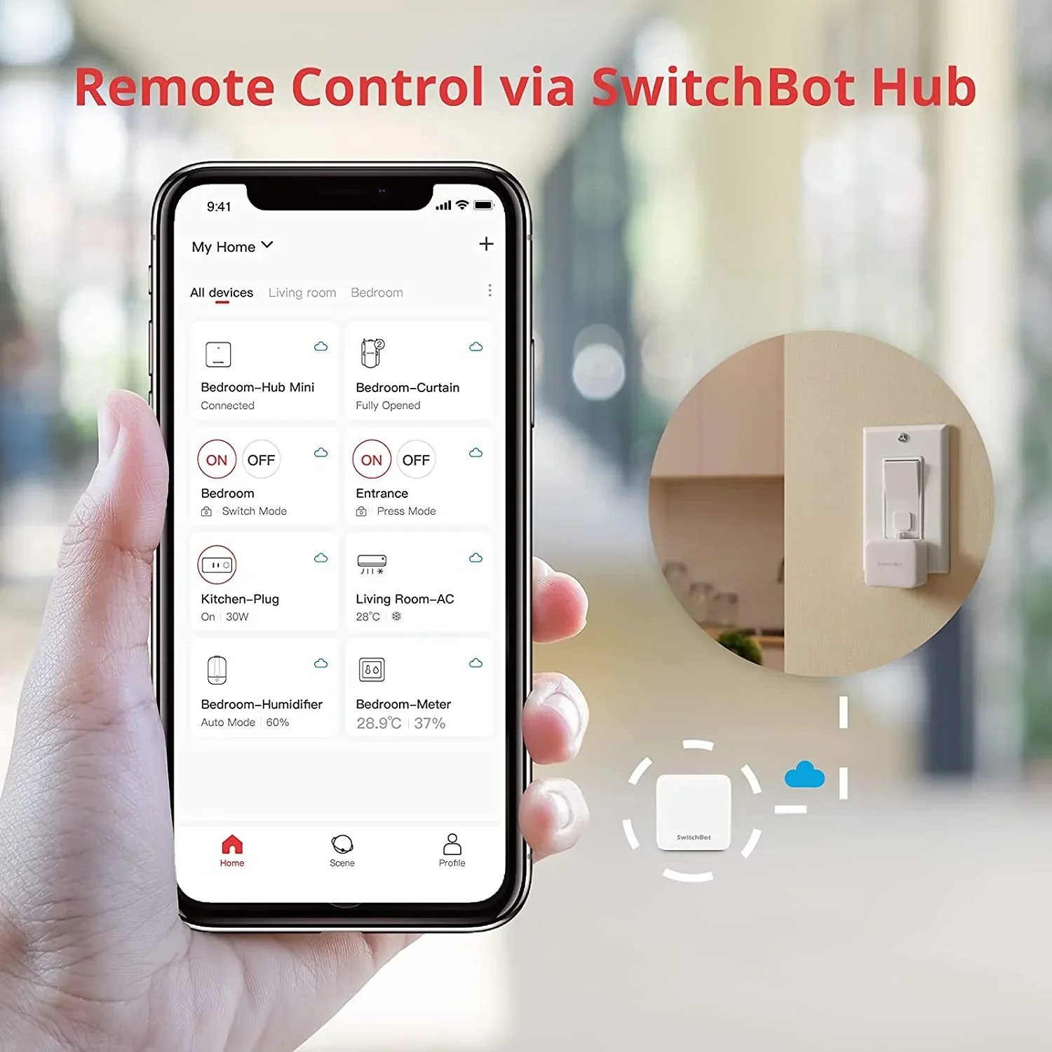 SwitchBot Bot Pressionador de botão Inteligente Bluetooth Branco - Image 5