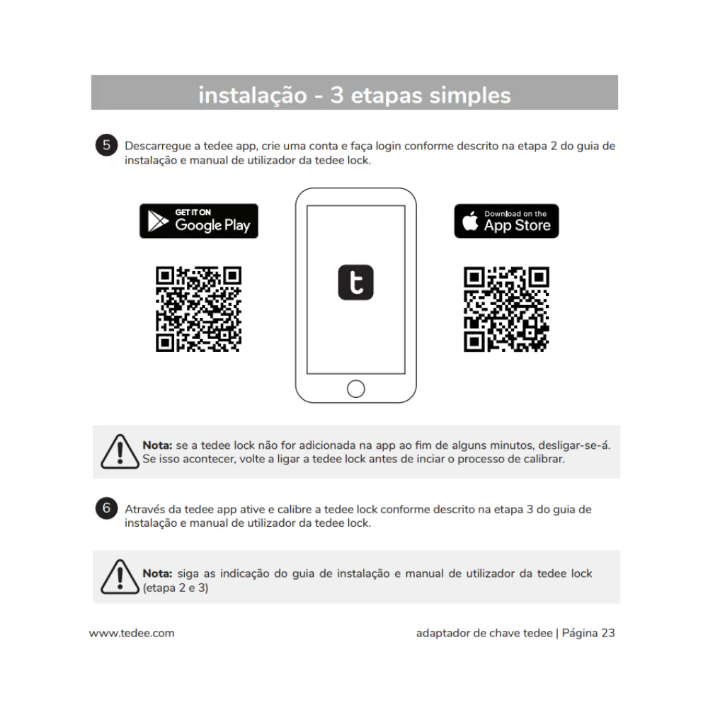 Tedee Adaptador Europeu - Adaptador para cilindro Europeu - Image 19