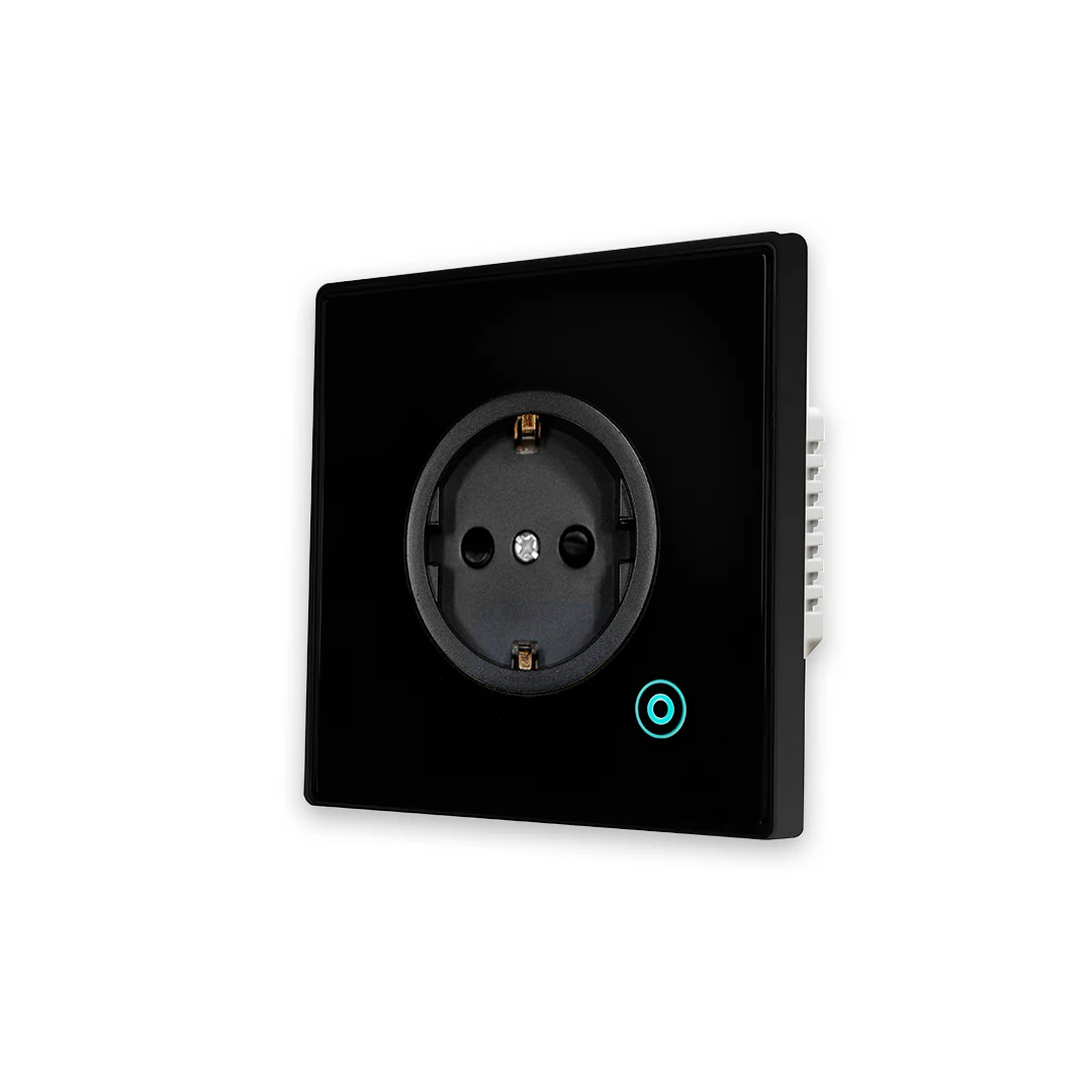 Tomada Inteligente Embutida 16A 3500W WiFi Smartify - Preto