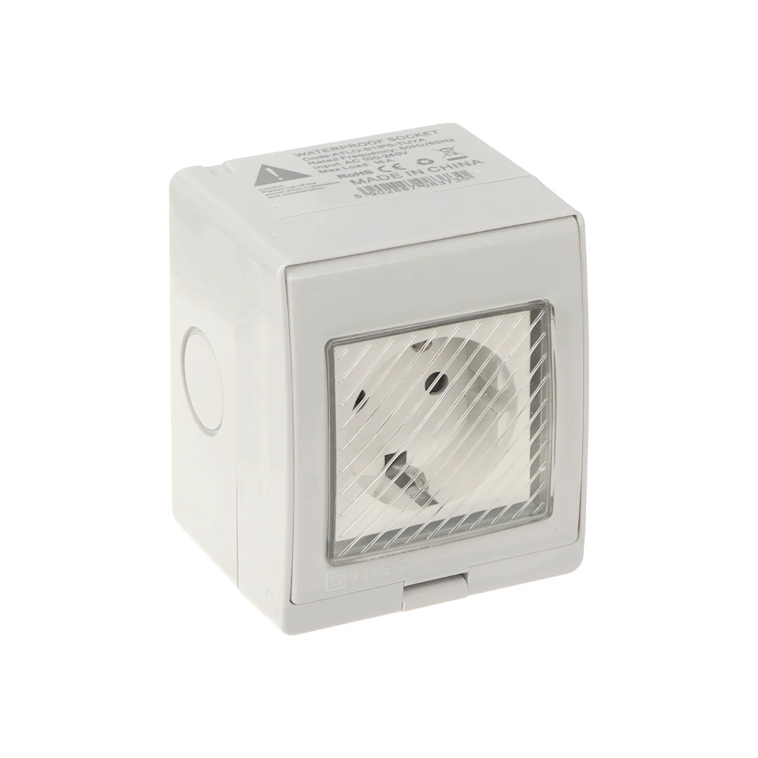 Smartify Tomada inteligente Schuko para Exterior IP55 Smart WiFi
