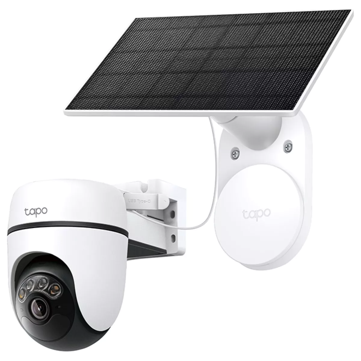 TP-Link Câmara de Vigilância Pan/Tilt 2K 3MP com Bateria e Painel Solar - TP-Link Tapo TC90 KIT - Image 2