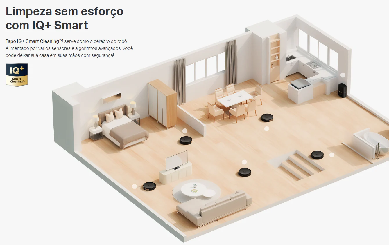 TP-Link Robot Aspirador Inteligente com Auto-Esvaziamento 5300 Pa - TP-Link Tapo RV30 Max Plus - Image 13