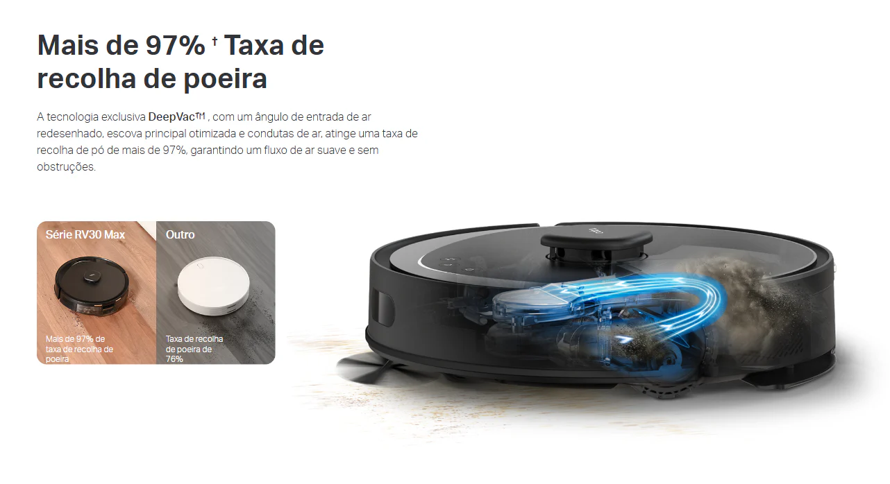 TP-Link Robot Aspirador Inteligente com Auto-Esvaziamento 5300 Pa - TP-Link Tapo RV30 Max Plus - Image 15