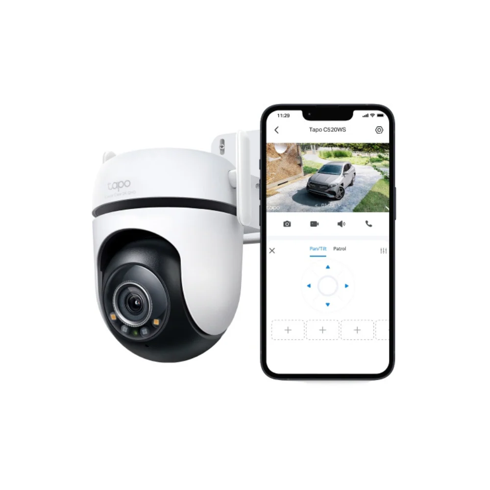 TP-Link - Câmera Exterior Inteligente IP66 WiFi Pan/Tilt 2K - TAPO C520WS - Image 3