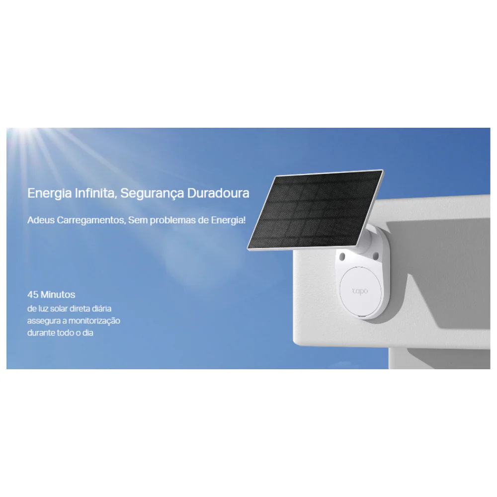 TP-Link Outdoor Security WiFi Câmera c/ bateria + painel solar - TAPO TC82KIT - Image 7