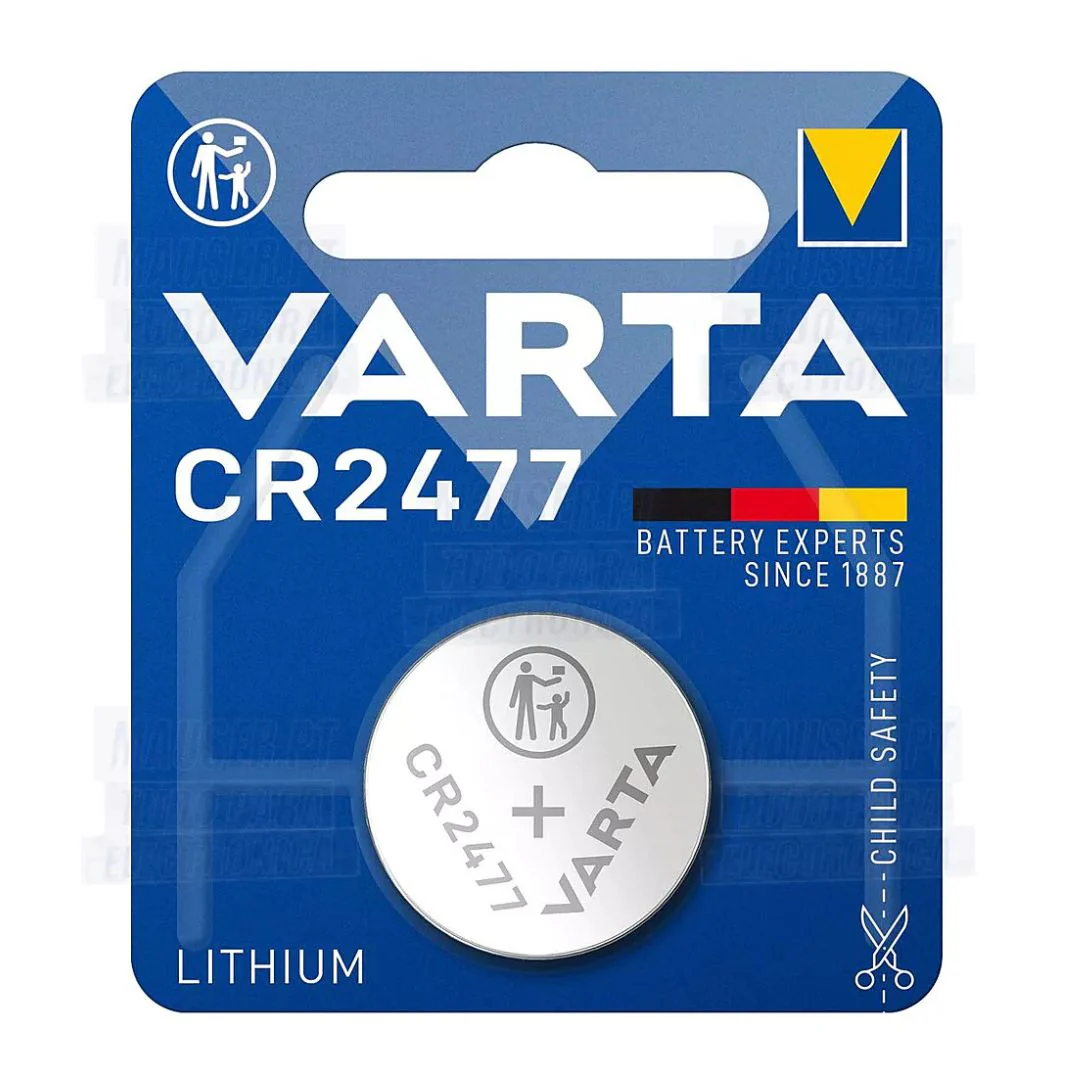 Varta Pilha de Lítio CR2477 3.0V 850mAh - Varta 6477