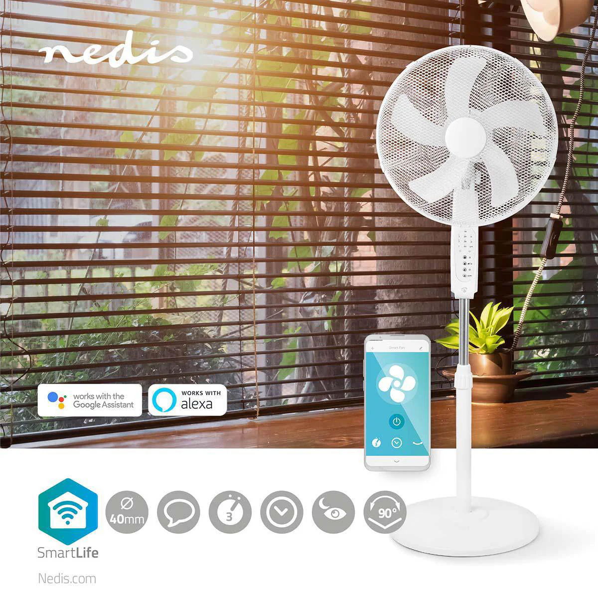 Nedis Ventoinha inteligente Smart Wifi - Image 4