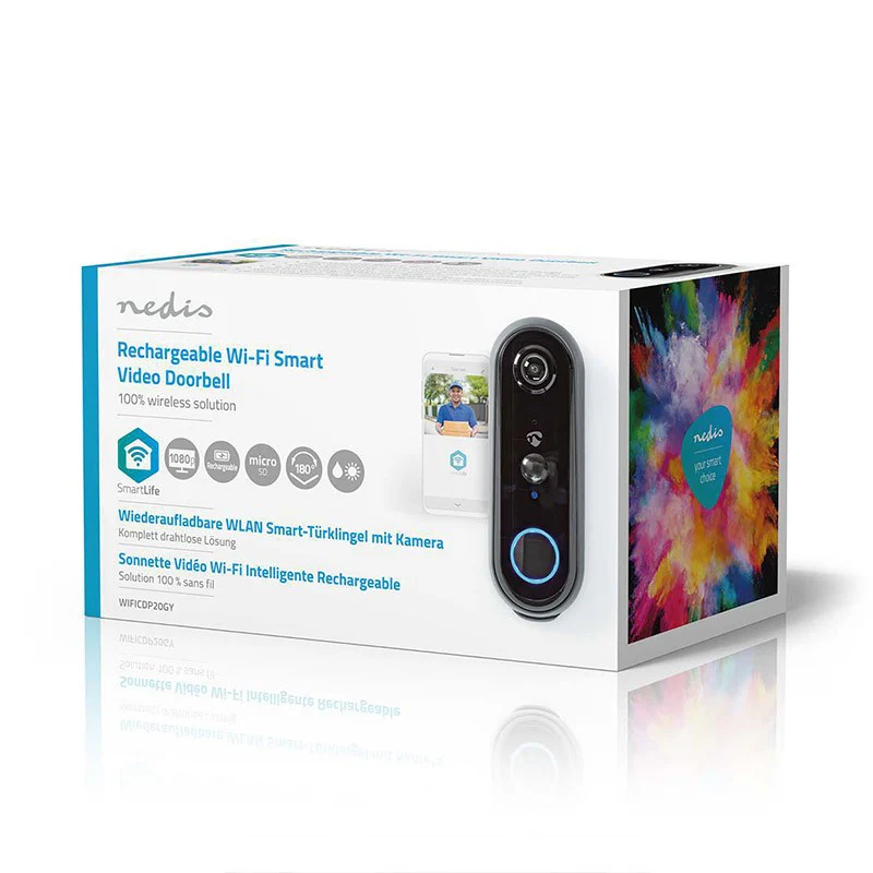 Nedis Videoporteiro Full HD 1080p c/ ângulo de visão 180º graus Wifi - Image 6